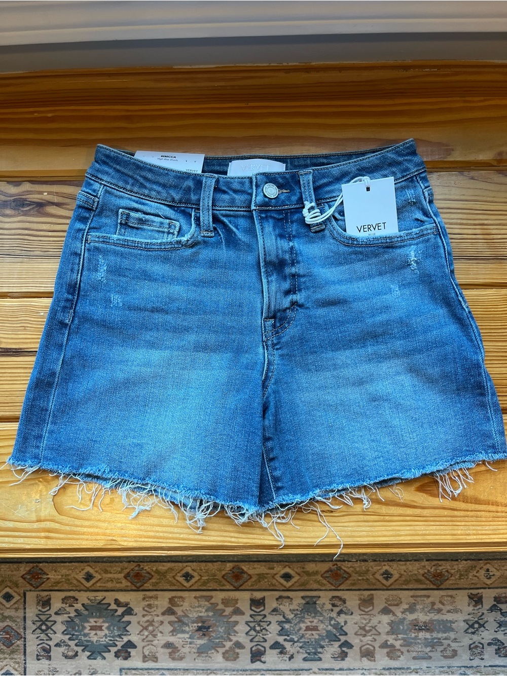 Vervet Women's Blue Denim Jean Shorts